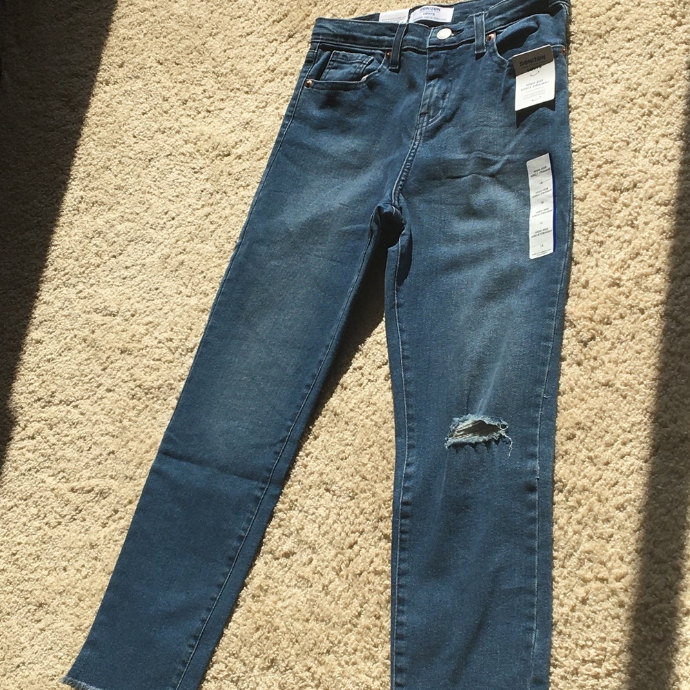 Denizen by Levi’s High Rise Ankle Straight Girl’s Size 14